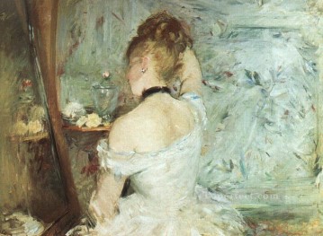 Berthe Lienzo - Una mujer en su baño Berthe Morisot